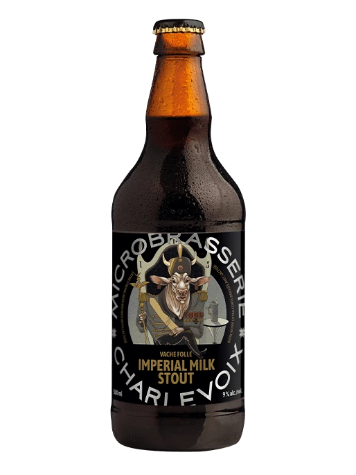 CHARLEVOIX LA VACHE FOLLE IMPERIAL MILK STOUT 500ML BT
