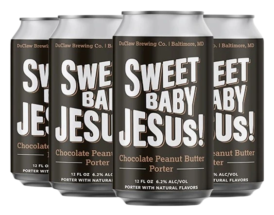 DUCLAW SWEET BABY JESUS CHOCOLATE PORTER 355ML 6PK CAN