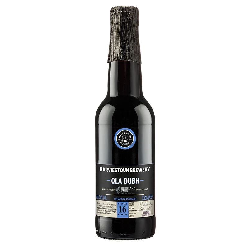 HARVIESTOUN OLA DUBH 16YR BARREL AGED BEER 330ML BT @ Emerald Hills [1018791]