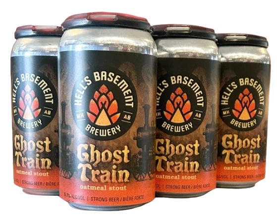 HELLS BASEMENT GHOST TRAIN OATMEAL STOUT 355ML 6PK CAN