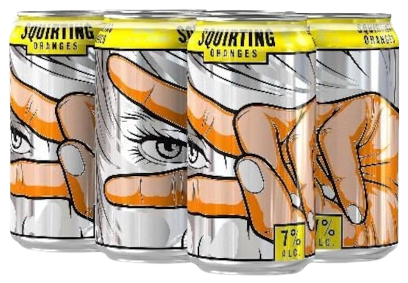 JAW DROP SQUIRTING ORANGES 355ML 6PK CAN