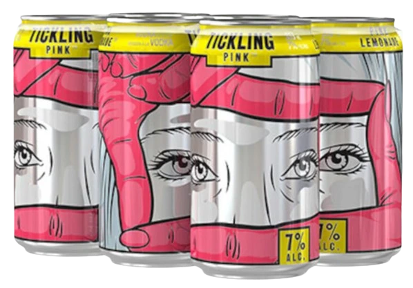 JAW DROP TICKLING PINK LEMONADE 355ML 6PK CAN