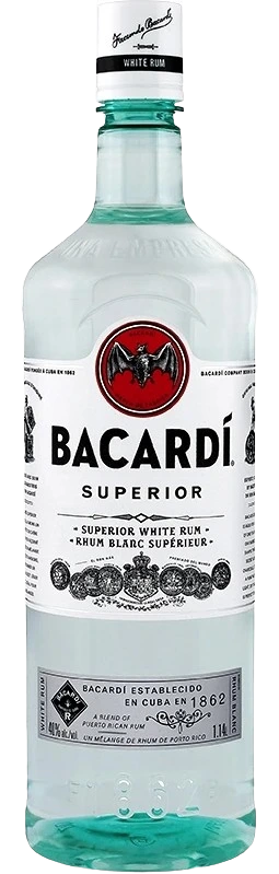 BACARDI WHITE RUM 1.14L PET