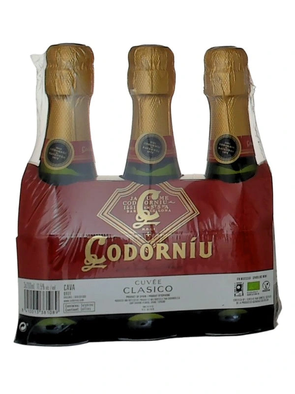 CODORNIU BRUT CLASICO 200ML 3PK