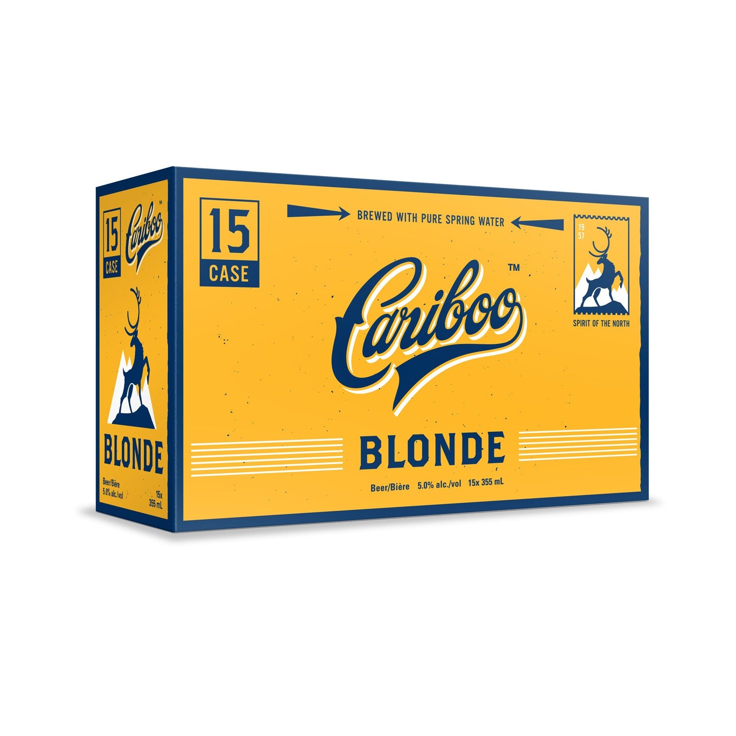 CARIBOO BLONDE ALE 355ML 15PK CAN