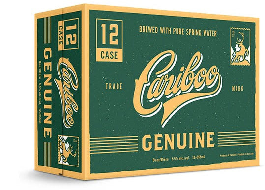CARIBOO GENUINE DRAFT 355ML 12PK CAN