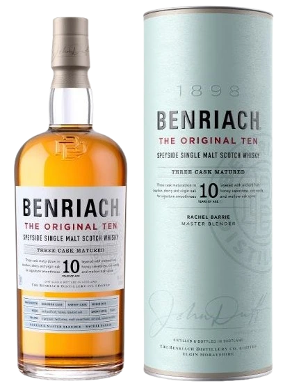 BENRIACH 10YR SINGLE MALT SCOTCH WHISKY 700ML