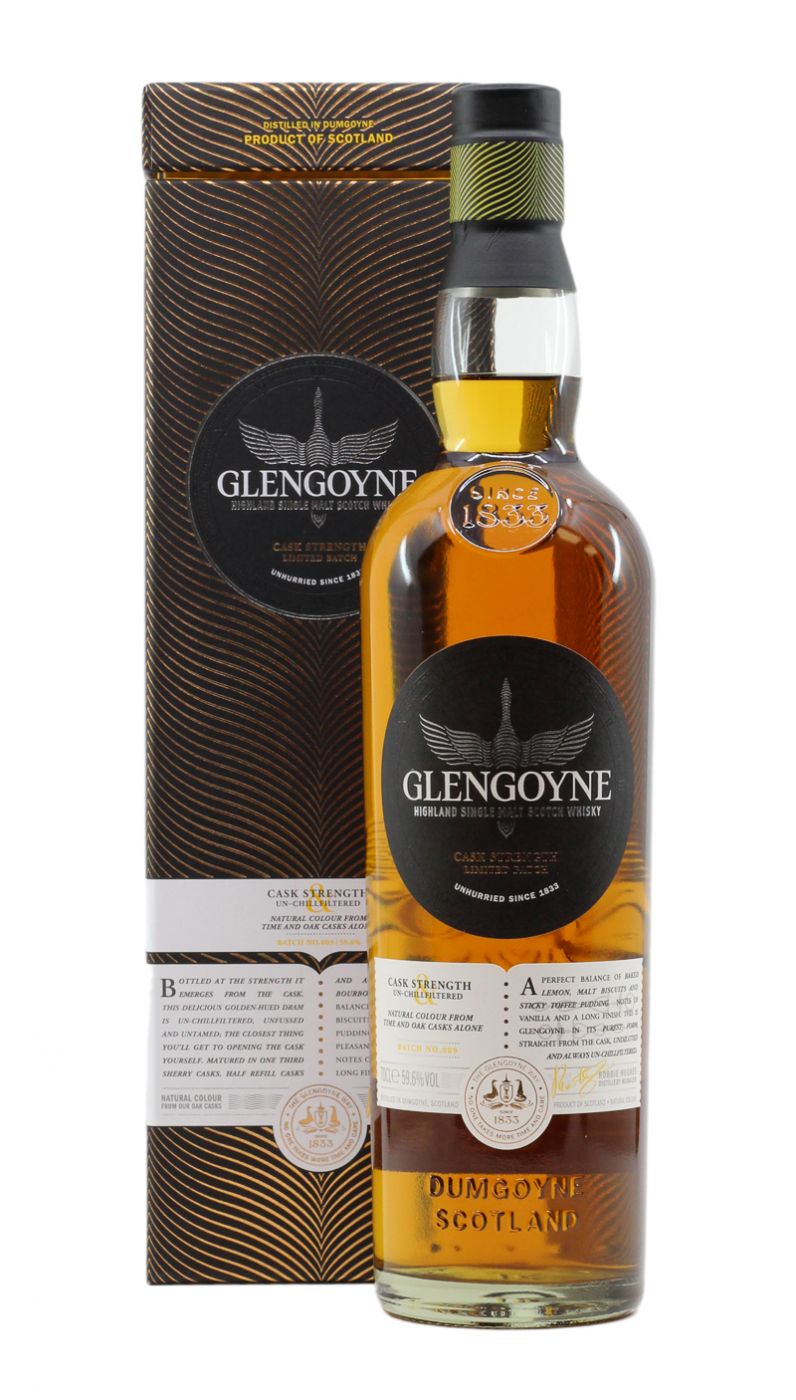 GLENGOYNE CASK STRENGTH HIGHLAND SCOTCH WHISKY 700ML