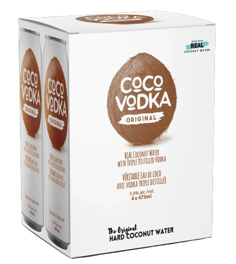 COCO VODKA 473ML 4PK CAN