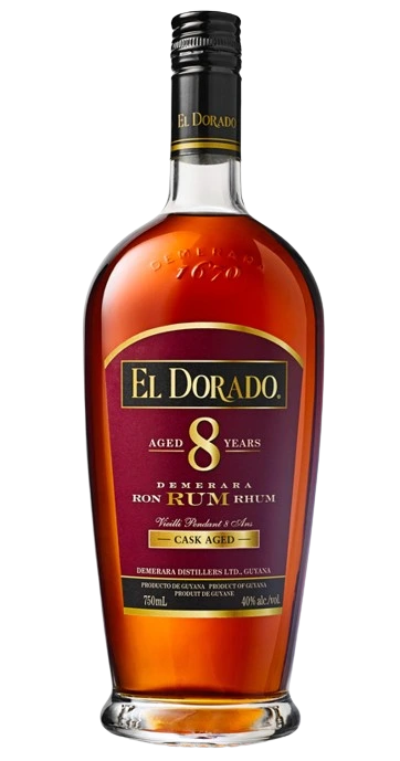 Wine and Beyond - EL DORADO 8YR DEMERARA RUM 750ML - El Dorado - 750 ml ...