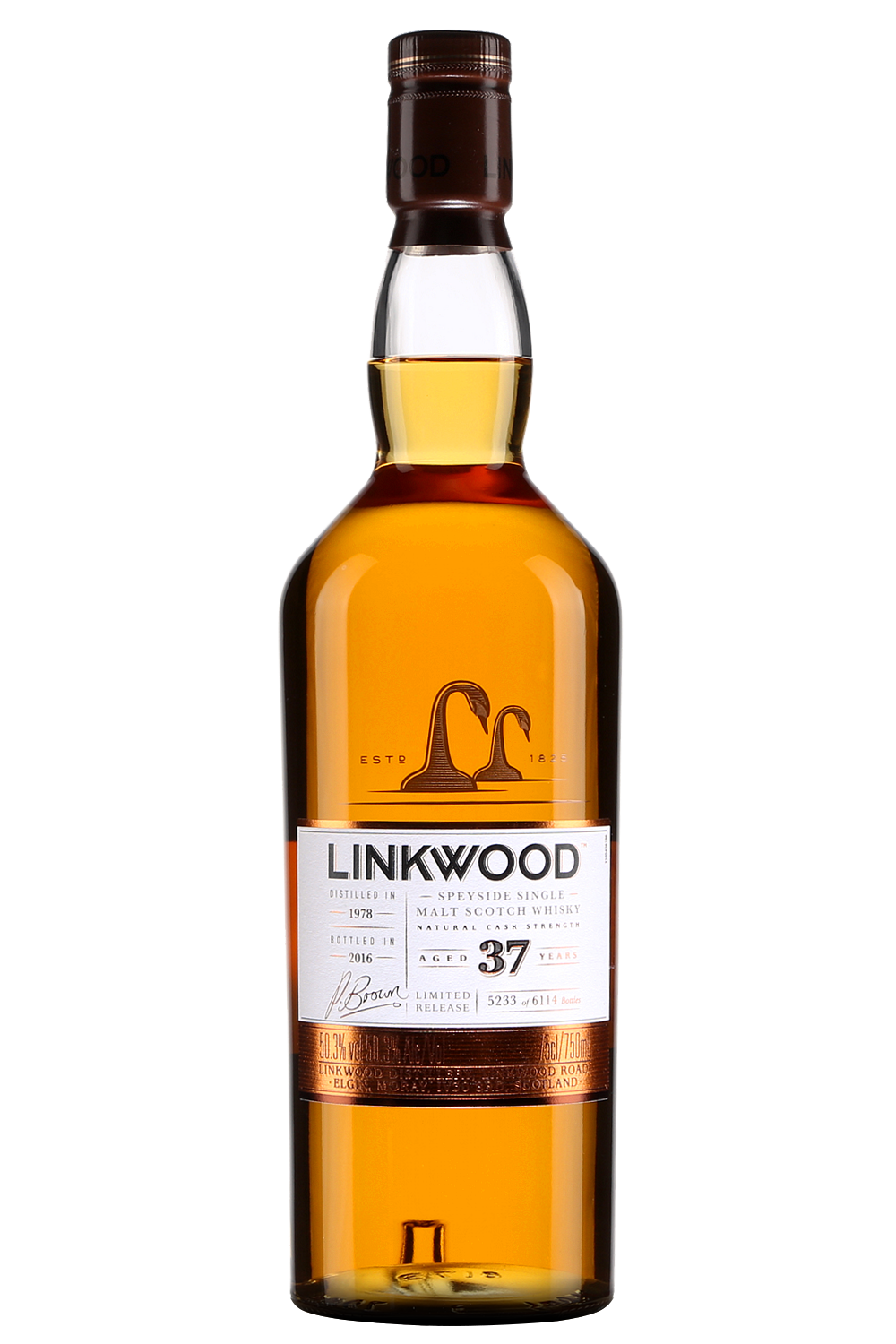 LINKWOOD 37YR SINGLE MALT SCOTCH WHISKY 750ML