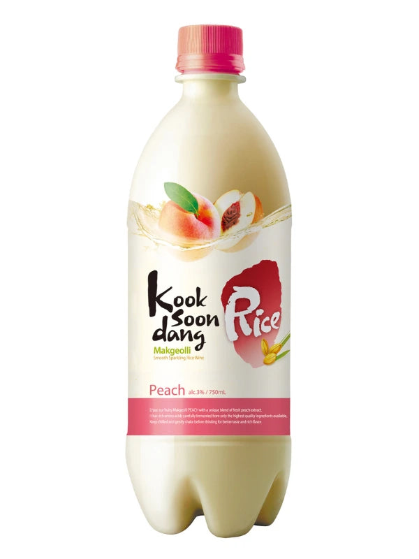 KOOKSOONDANG PEACH RICE MAKGEOLLI 750ML