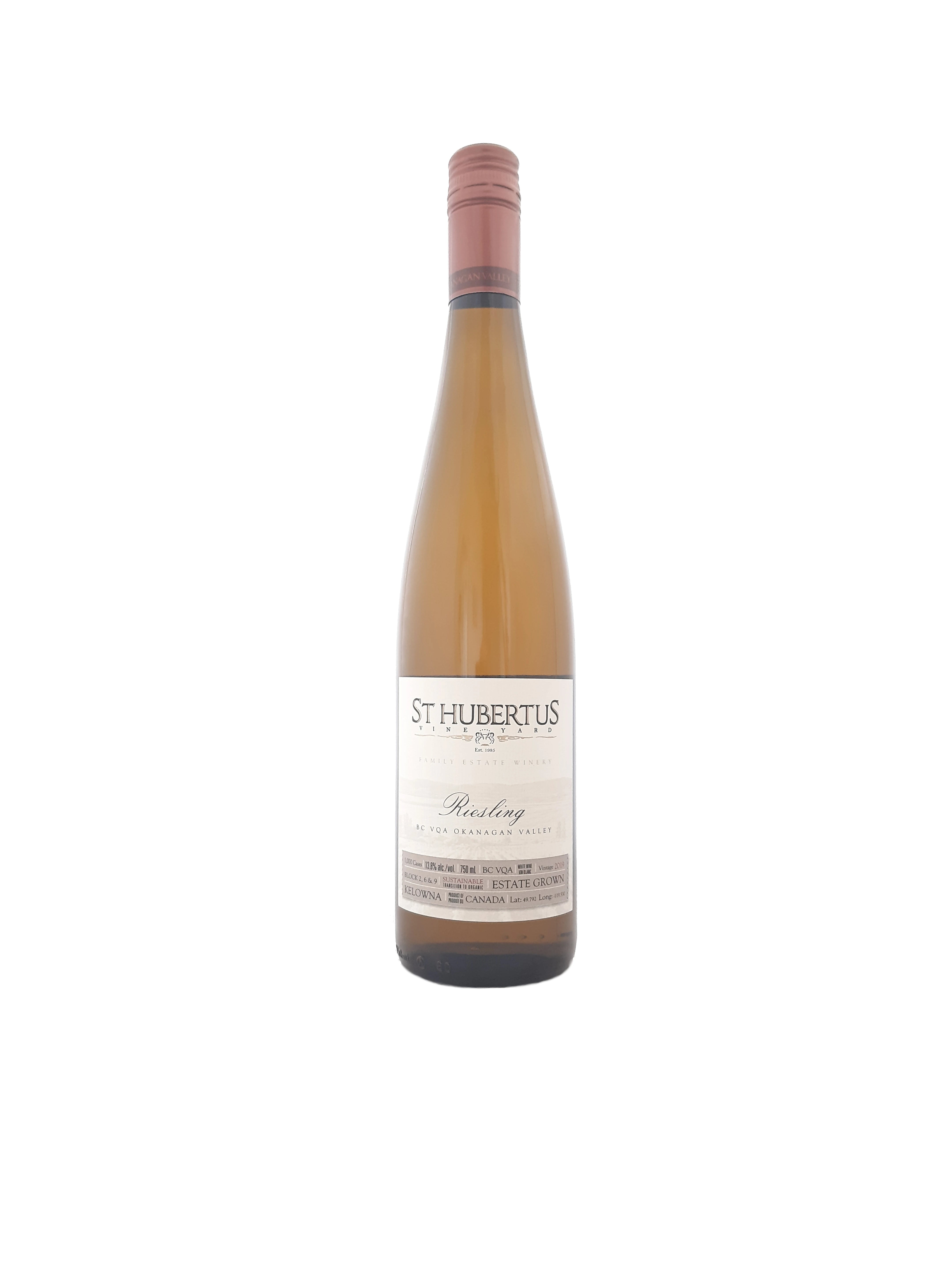 ST HUBERTUS RIESLING 750ML