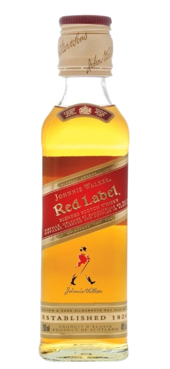 JOHNNIE WALKER RED LABEL BLENDED SCOTCH WHISKY 200ML
