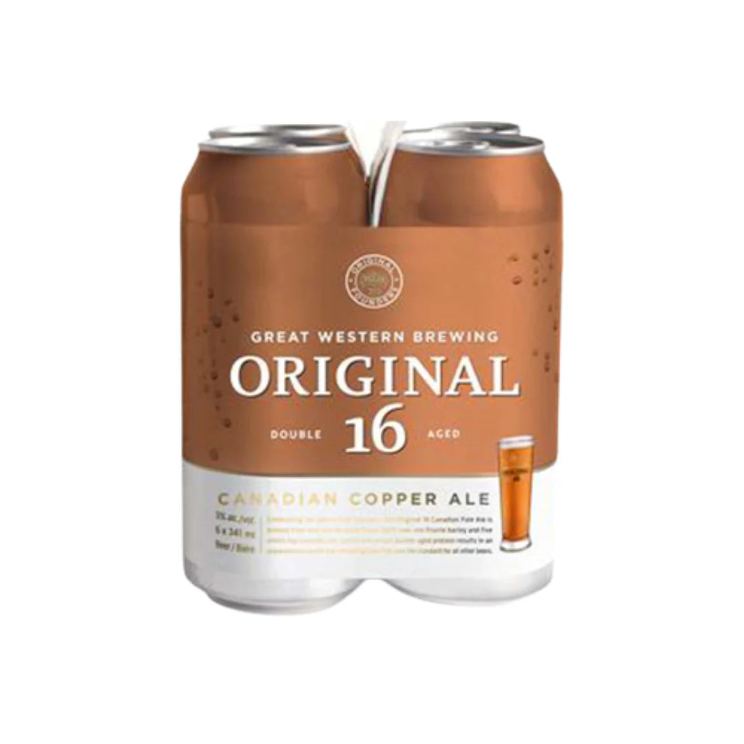 ORIGINAL 16 COPPER ALE 473ML 4PK CAN @ Kelowna [1021250]