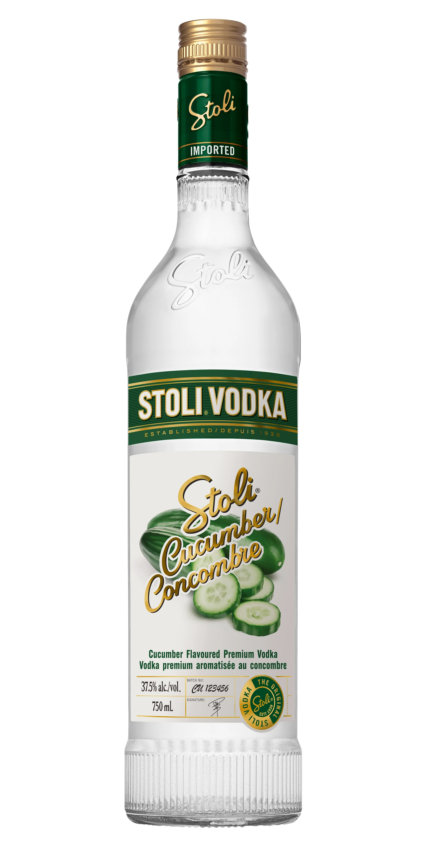 STOLI CUCUMBER VODKA 750ML