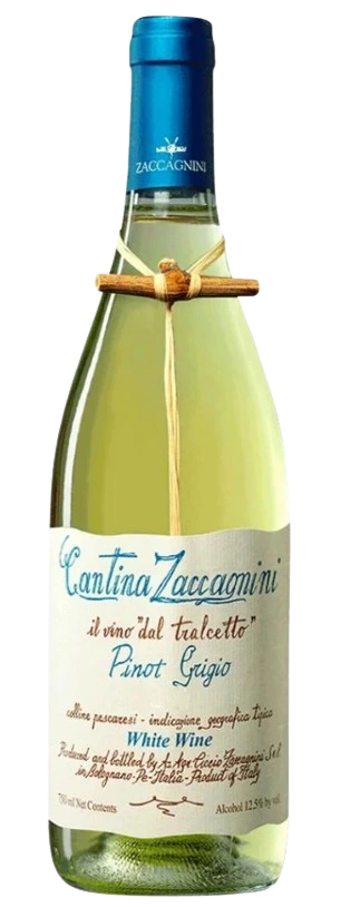 ZACCAGNINI TRALCETTO PINOT GRIGIO 750ML