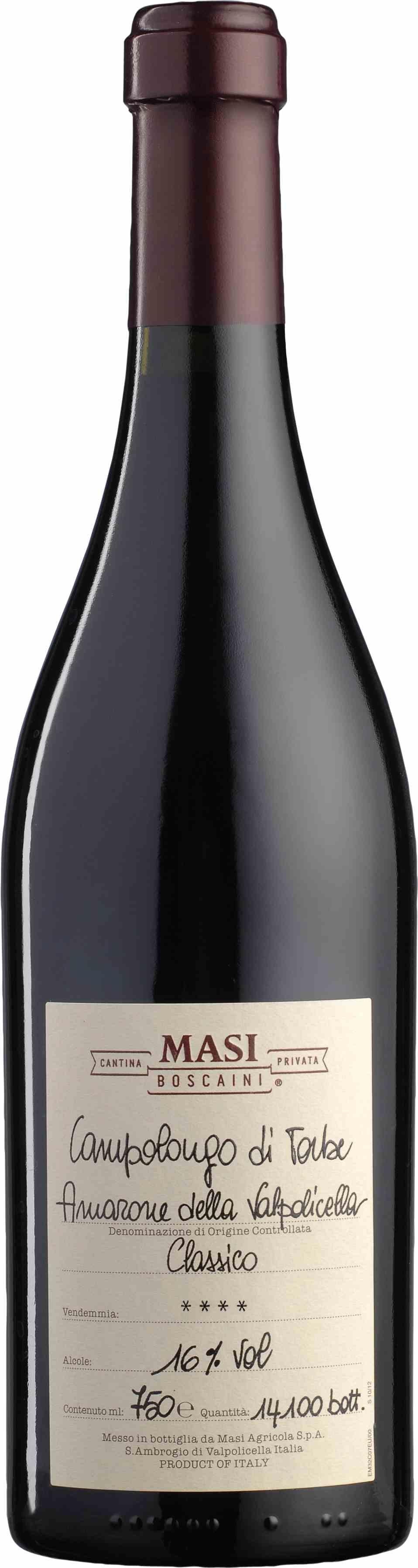 MASI CAMPOLONGO DI TORBE AMARONE DELLA VALPOLICELLA 750ML