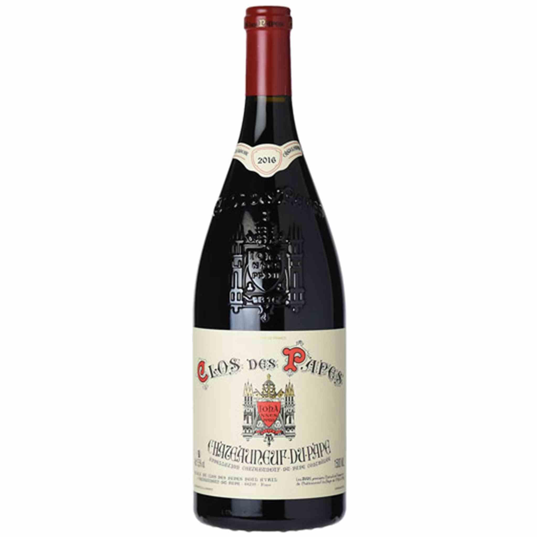 CLOS DES PAPES CHATEAUNEUF DU PAPE ROUGE 2016 750ML