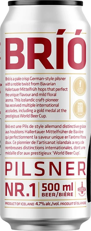 BRIO PILSNER 500ML CAN