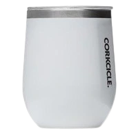 CORKCICLE 355ML GLOSS WHITE STEMLESS WINE CUP