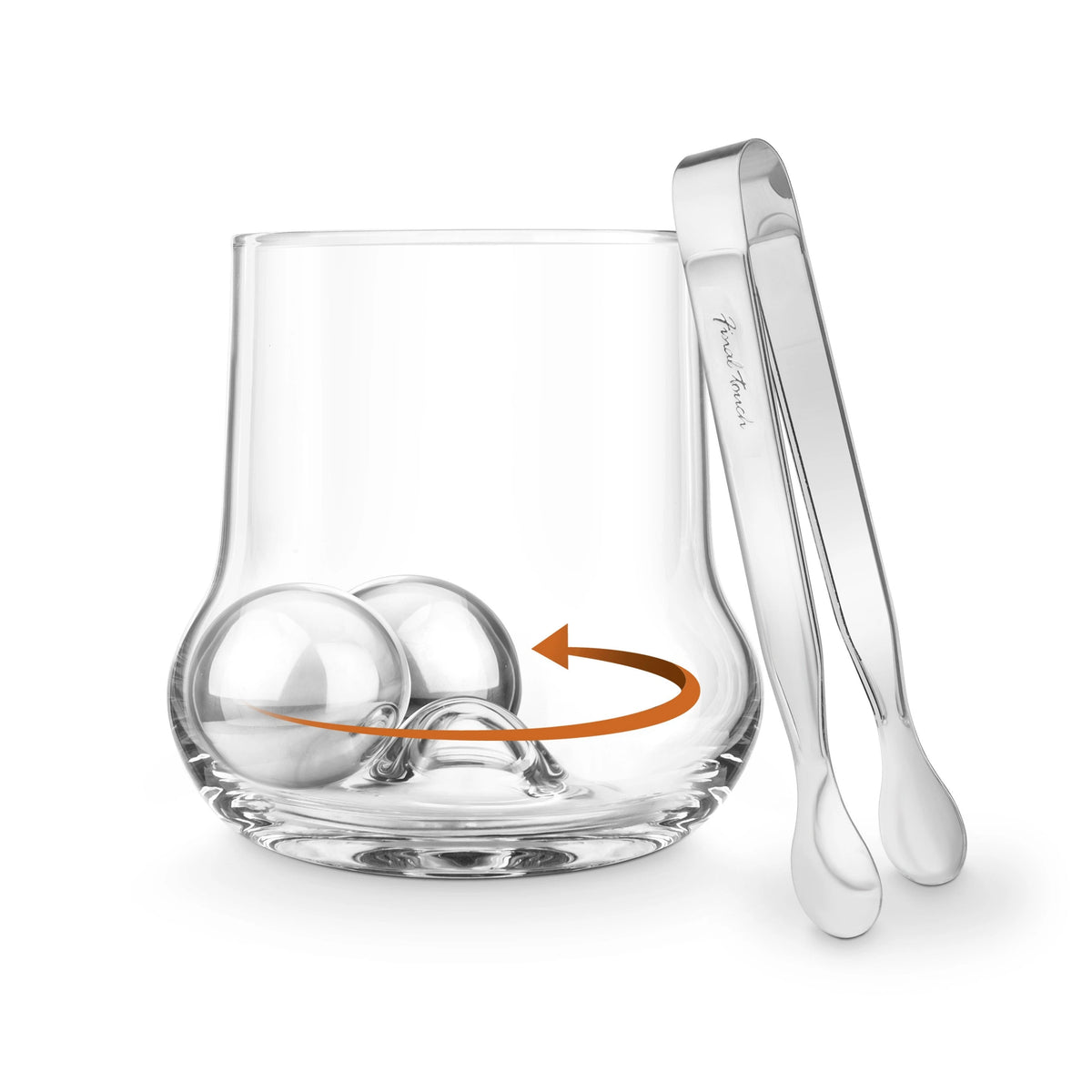 FINAL TOUCH ROCKROLLER ON THE ROCKS GLASS