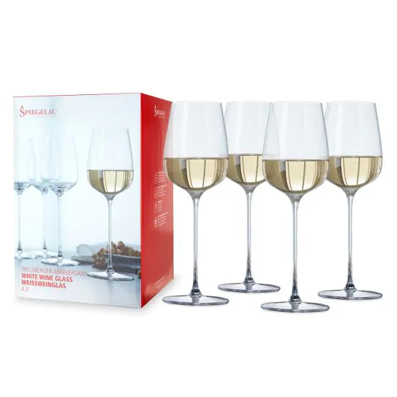SPIEGELAU WILLSBERGER WHITE GLASS 4PK