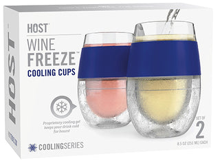 TRUE WINE FREEZE COOL BLUE COOLING CUP