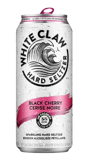 WHITE CLAW HARD SELTZER BLACK CHERRY 473ML CAN