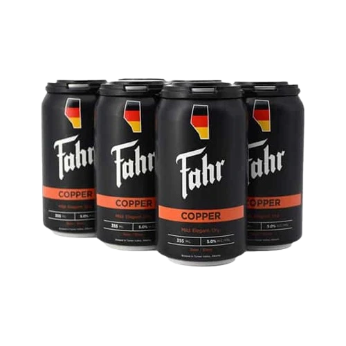FAHR COPPER ALE 355ML 6PK CAN