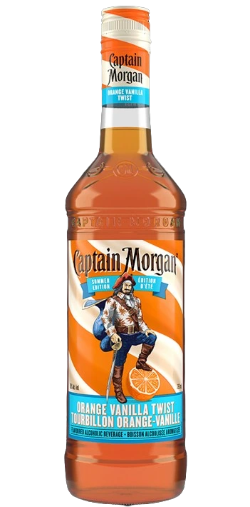 CAPTAIN MORGAN ORANGE VANILLA TWIST RUM 750ML