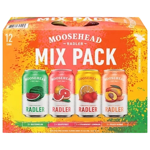 MOOSEHEAD RADLER MIXER 355ML 12PK CAN