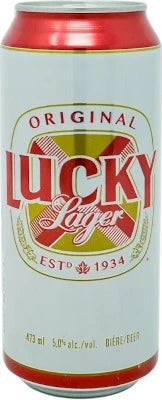 LUCKY LAGER 473ML CAN