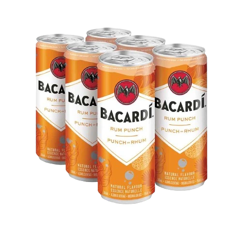 BACARDI RUM PUNCH 355ML 6PK CAN