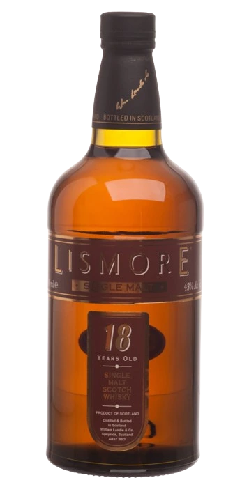 LISMORE 18YR SINGLE MALT SCOTCH WHISKY 700ML