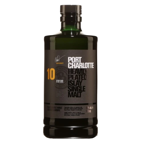 BRUICHLADDICH PORT CHARLOTTE 10YR SINGLE MALT SCOTCH 750ML @ Airdrie [1023397]
