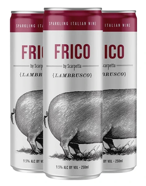 SCARPETTA FRICO LAMBRUSCO 250ML 4PK CAN