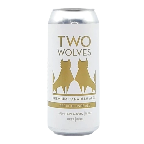 TWO WOLVES ARCTIC BLONDE ALE 473ML CAN