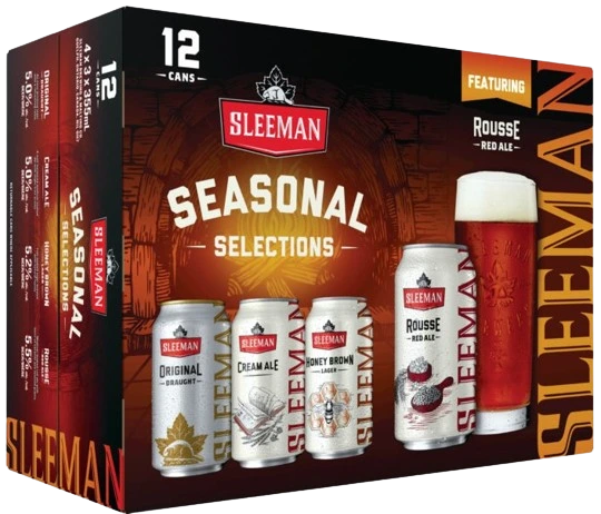 SLEEMAN SELECTIONS MIXER 355ML 12PK CAN