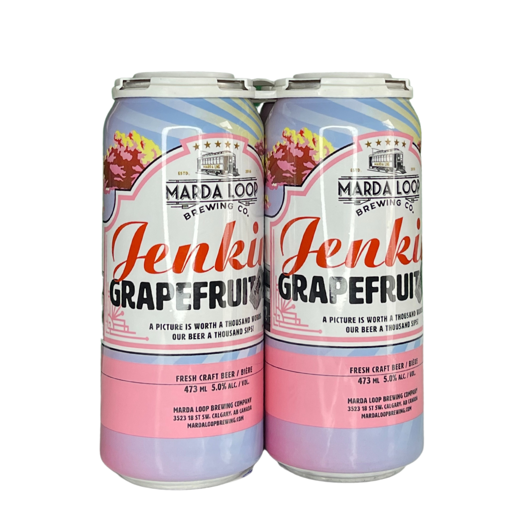 MARDA LOOP JENKINS GRAPEFRUIT ALE 473ML 4PK CAN