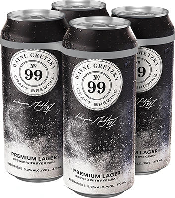 WAYNE GRETZKY PREMIUM LAGER 473ML 4PK CAN