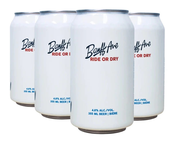 BANFF AVE RIDE OR DRY 355ML 6PK CAN