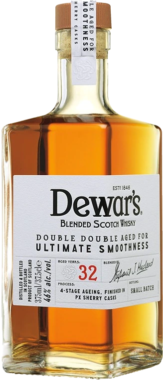 DEWARS DOUBLE DOUBLE 32YR BLENDED SCOTCH WHISKY 375ML