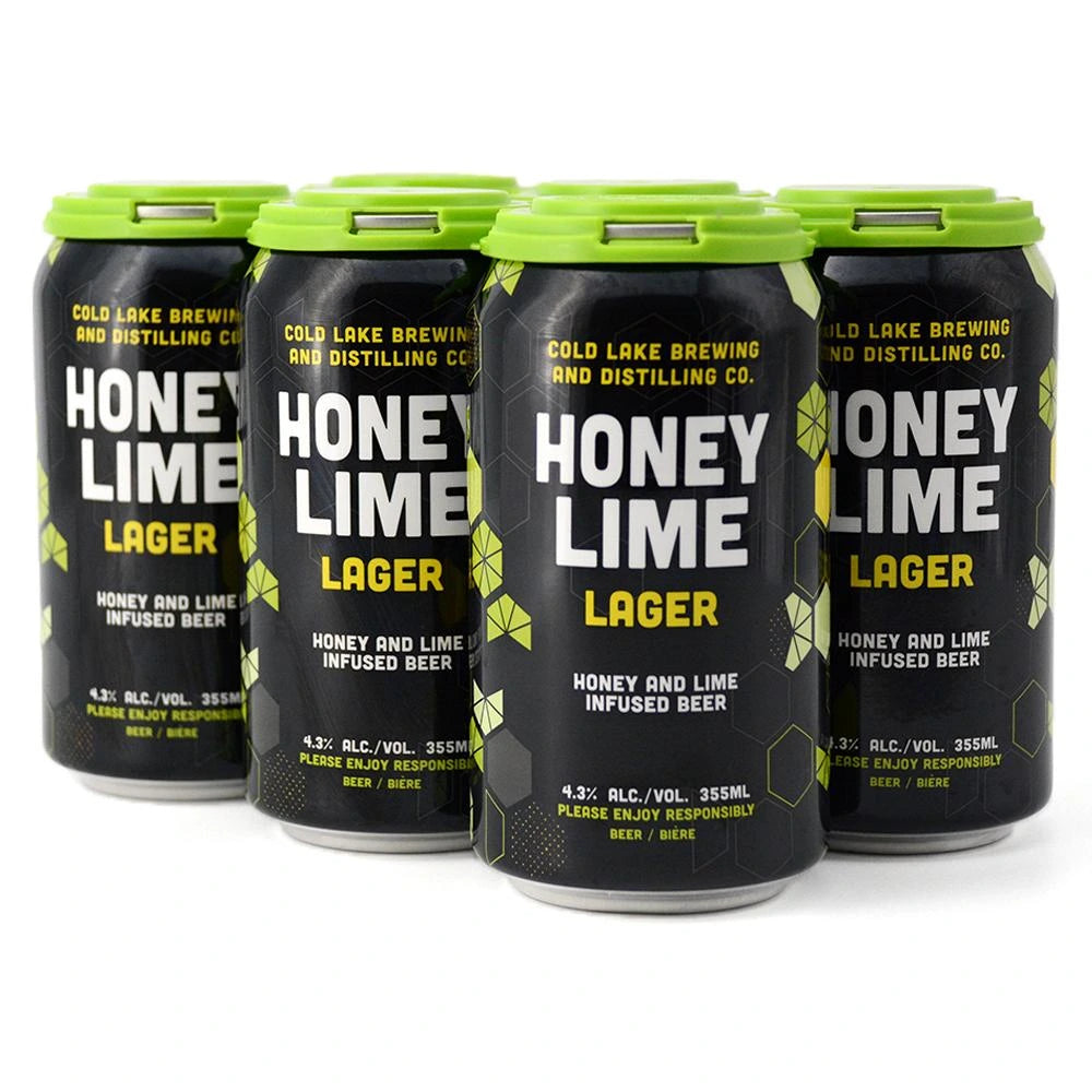 COLD LAKE HONEY LIME LAGER 355ML 6PK CAN