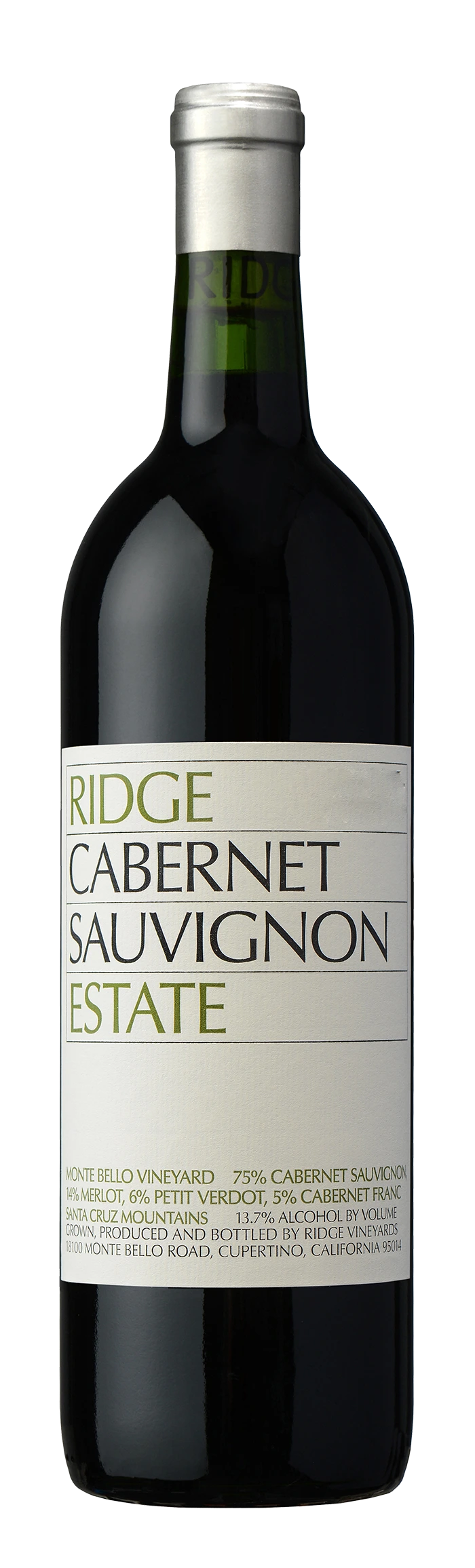 RIDGE SANTA CRUZ CABERNET SAUVIGNON 750ML