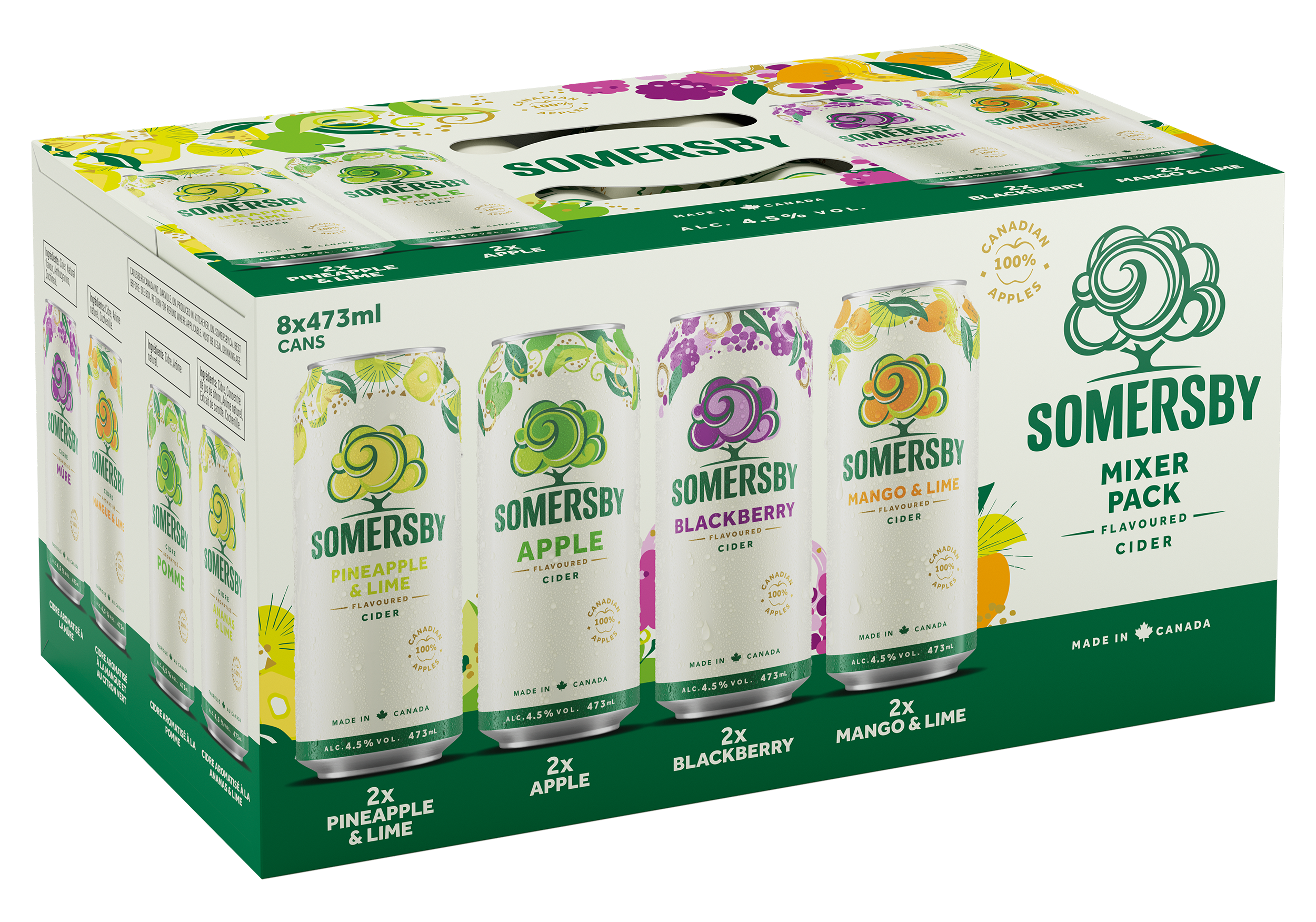 SOMERSBY MIXER CIDER 473ML 8PK CAN