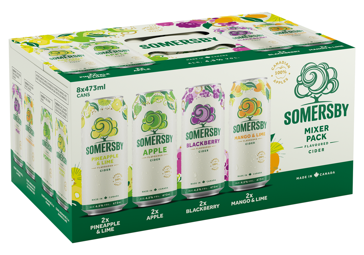 SOMERSBY MIXER CIDER 473ML 8PK CAN