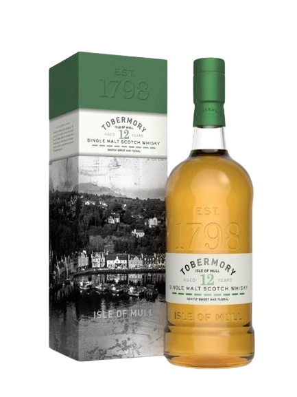 TOBERMORY 12YR SINGLE MALT SCOTCH WHISKY 750ML