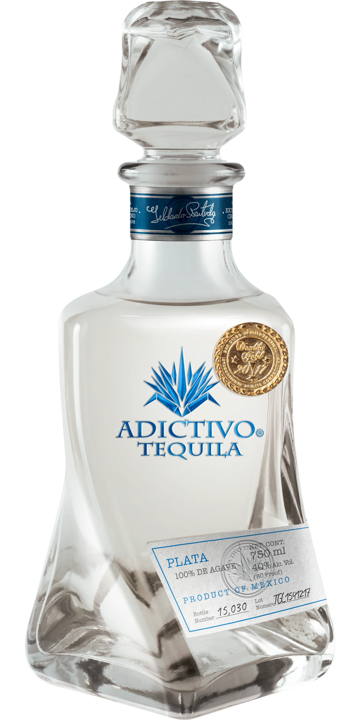 ADICTIVO PLATA TEQUILA 750ML