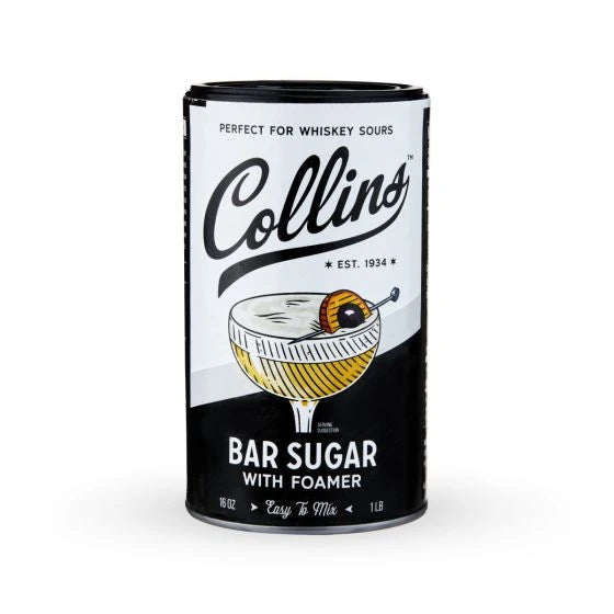 COLLINS BAR SUGAR WITH FOAMER 16OZ